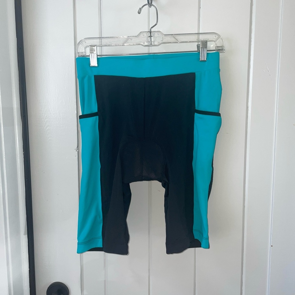 Cycling Shorts Beroy Size L Turquoise Black